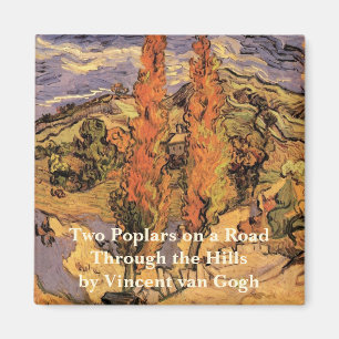 Íman Poplars on Road Through Colinas por Vincent van Go