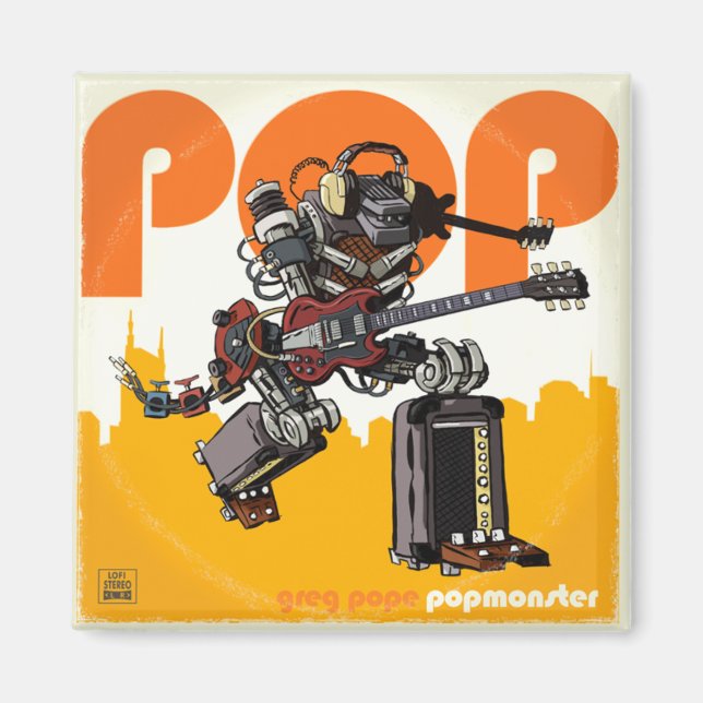 ÍMAN POPMONSTER ALBUM MAGNET (Frente)