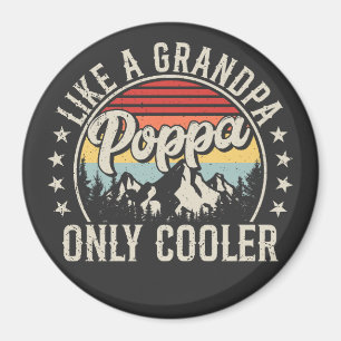 Íman Poppa como um vovô só é um círculo retrô mais frio