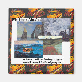 Íman Poppies de Caça Pesca Whittier Alasca