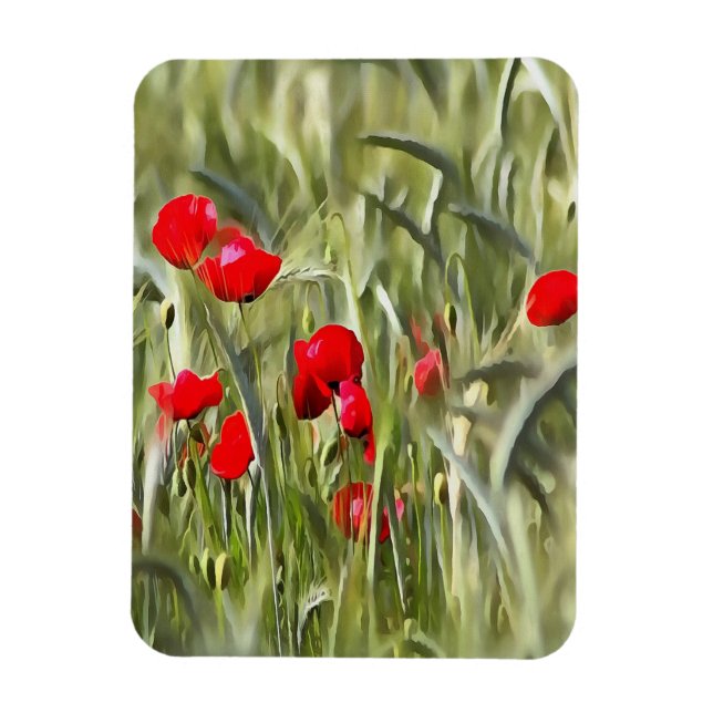 Íman Poppies de Milho (Vertical)