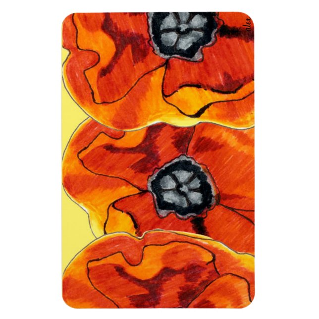 Íman Poppies Galore Magnet (Vertical)