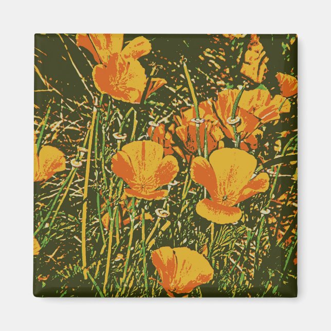 Íman Poppies Posterizados (Frente)