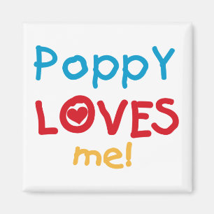 Íman Poppy me ama t-shirts e presentes