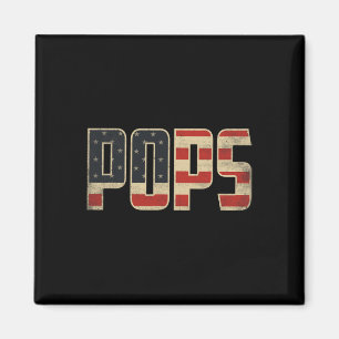Íman Pops Patriótico Ousado Bandeira Americana Dia dos 