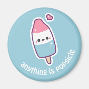 Íman Popsicle engraçado bonito