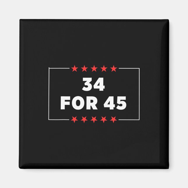 Íman Por 45 Trump Condenado (Frente)