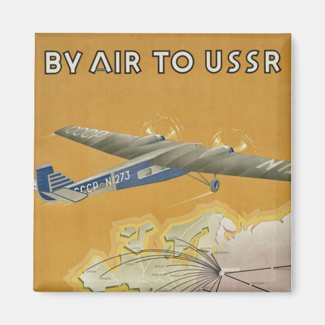 Íman Por ar à URSS (Frente)