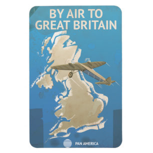 Íman Por Ar Para Excelente Da Viagens vintage Britânic