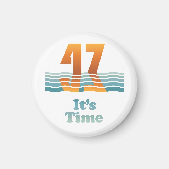 Íman Pôr do sol 47 Ímã (Frente)