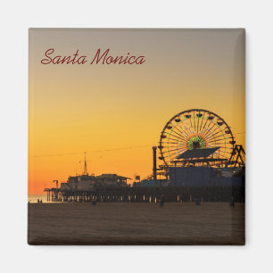 Íman Por do sol do cais de Santa Monica