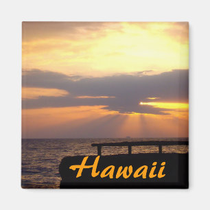 Íman Por do sol do horizonte de Havaí