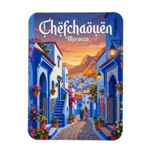 Íman Pôr do sol em Chefchaouen Marrocos