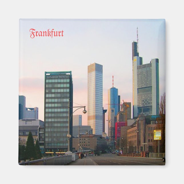 Íman Pôr do sol em Frankfurt (Frente)