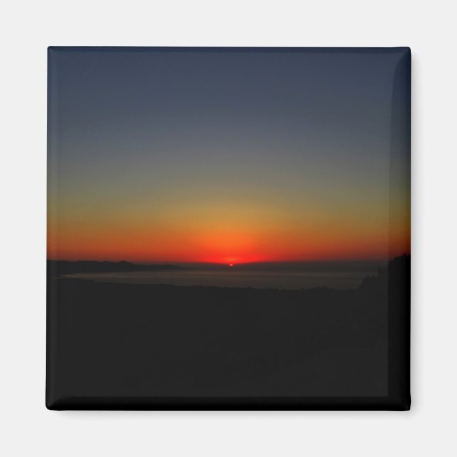 Íman Pôr do sol na água (Frente)