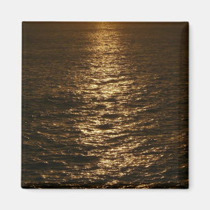 Íman Pôr do Sol na Água Fotografia Oceânica Abstrata