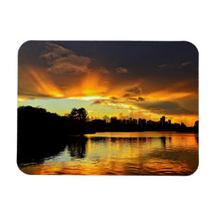 Íman Por do sol na cidade Londrina, Brasil