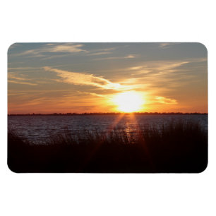 Íman Por do sol na ilha de Chincoteague