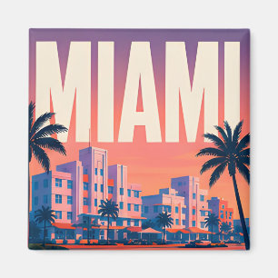 Íman Pôr do Sol na Miami Ocean Drive Viagem