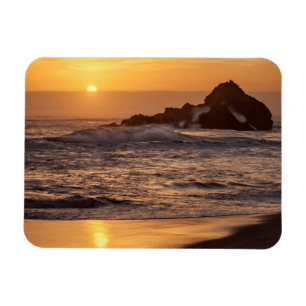 Íman Pôr do sol na praia de Pfeiffer