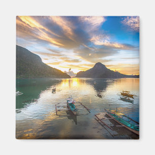 Íman Por do sol no EL Nido