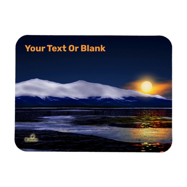 Íman Pôr Do Sol No Gelo (Horizontal)