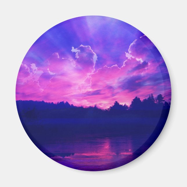 Íman Pôr do sol no horizonte (Frente)