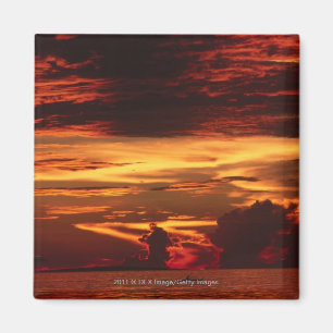 Íman Por do sol no mar