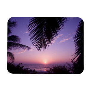 Íman Pôr do sol no West End, Cayman Brac, Ilhas Cayman,