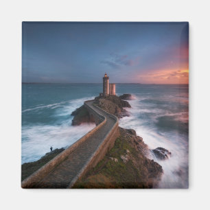 Íman Por do sol Plouzané Finistère do farol, Britta