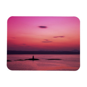 Íman Pôr do sol sobre a Ilha de Skye, a partir de Malla