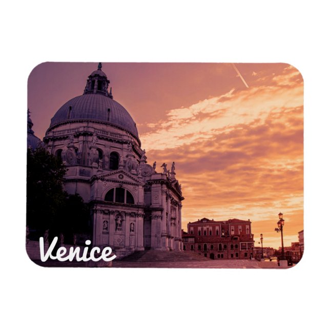 Íman Pôr do sol sobre Basilica em Veneza (Horizontal)