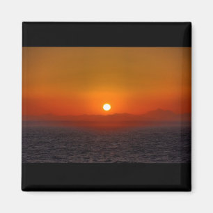 Íman Por do sol sobre montanhas egípcias