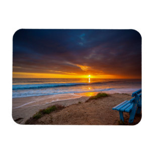 Íman Pôr do sol sobre o Oceano Pacífico