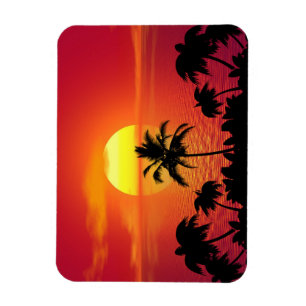 Íman Pôr do sol tropical
