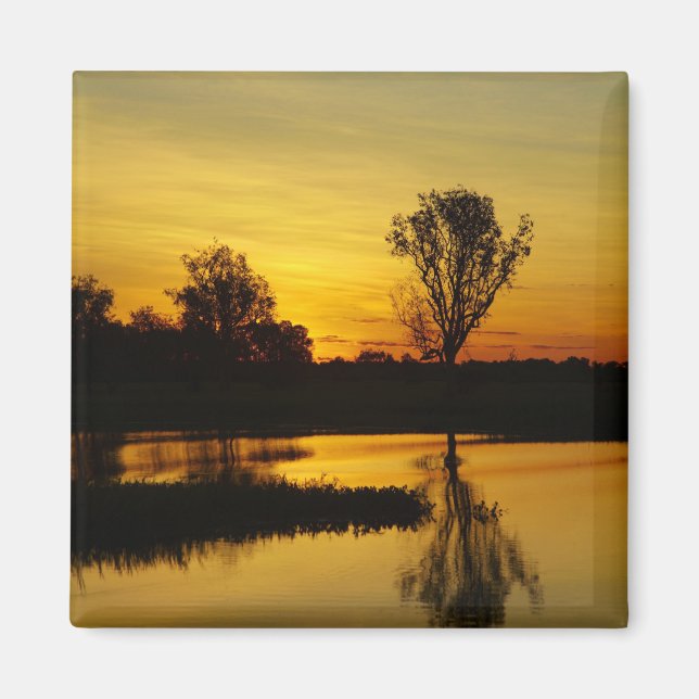 Íman Pôr do sol, Yellow Water Billabong (Frente)