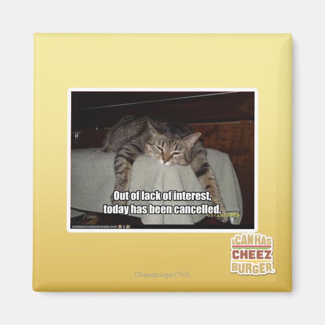 Íman Por falta de interesse (Frente)