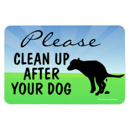 Íman Por Favor, Limpe Depois Do Seu Cachorro Sinal Magn