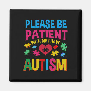Íman Por Favor Seja Paciente Comigo Eu Tenho Autismo Pa