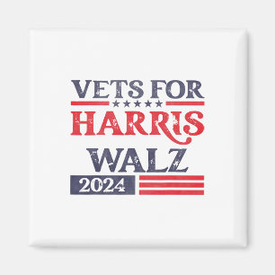 Íman Por Kamala Harris Tim Walz Veterans For Harris