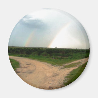 Íman Por onde agora? Arco-Íris duplo em Crossroad...