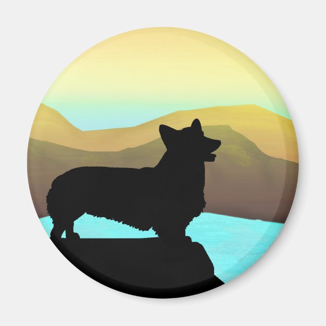 Íman Por Sea Welsh Corgi (Frente)