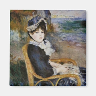 Íman Por Seashore - Pierre-Auguste Renoir