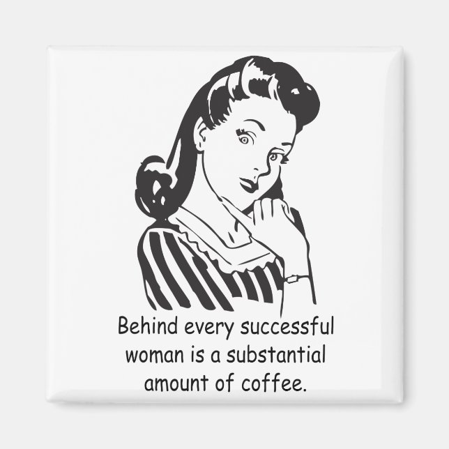 Íman Por trás de todas as mulheres bem-sucedidas... (Frente)