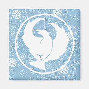 Íman Porcelana do azul do ímã da aranha
