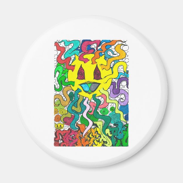 Íman Porcentum Sun - Percentual Designs (Frente)