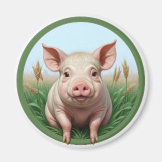 Íman porco fofo