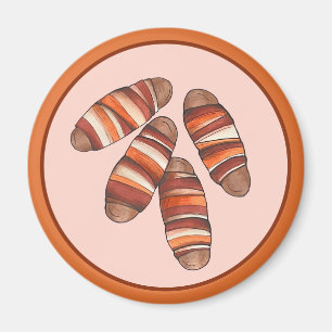 Íman Porcos em cobertores Bacon Sausage Comida britânic