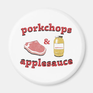 Íman porkchops & compota de maçã