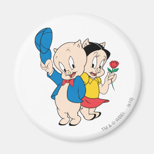Íman Porky Pig e Petunia